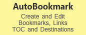 Autobookmark Plug In For Adobe Acrobat Mac